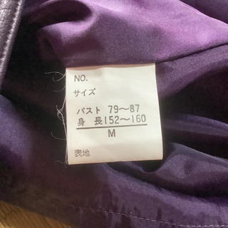 レディース人口革のコート、Mサイズです。の画像