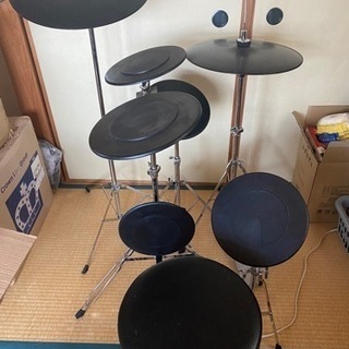 練習用ドラムセット　7点セット　