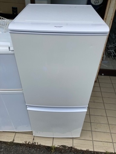 シャープ  2ドア冷蔵庫  SJ-UA14-W  リサイクルショップ宮崎屋  住吉店  21.10.21k