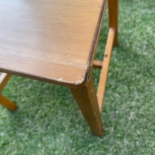 差し上げます　木の椅子ですの画像