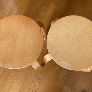 丸椅子 二脚の画像