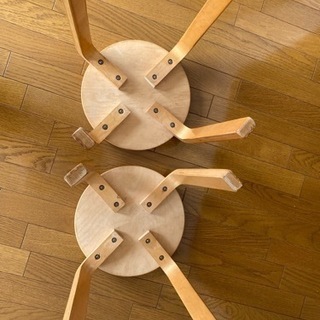 丸椅子 二脚の画像