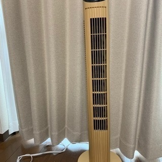 21日(木)PMor22日(金)AM 扇風機　木目　タワー　DC の画像