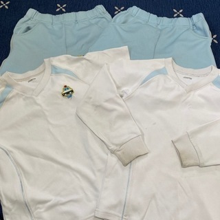 処分価格⭐️松山幼稚園　制服、鞄、帽子、洗い替え用の体操服　10点セットの画像