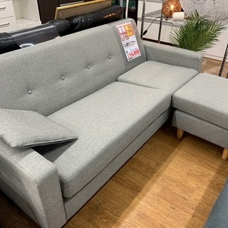 オットマン付　ソファ【店頭取引限定】【中古品】早い者勝ち！?足立区近郊配送可能！