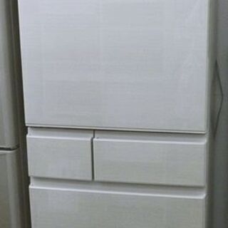 【配送・設置無料】★未使用品・2021年製★パナソニック【 502L 5ドア 大容量冷蔵庫 ホワイト 左開き 】NR-E507EX