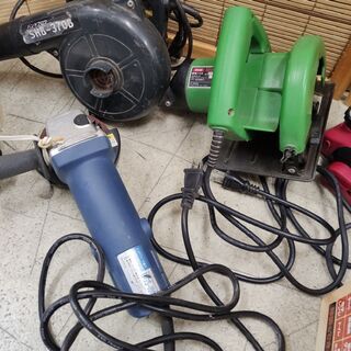 電動工具 まとめ ポリッシャー ハンドブロワ 鉋 スチームクリーナー マイスピードソー グラインダーの画像