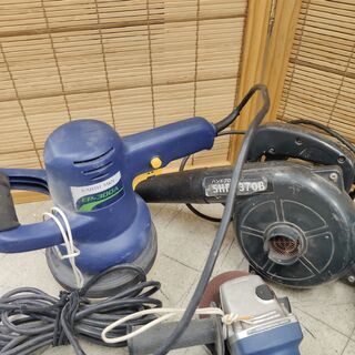 電動工具 まとめ ポリッシャー ハンドブロワ 鉋 スチームクリーナー マイスピードソー グラインダーの画像
