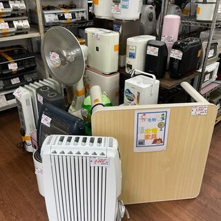 冬物家電・家具　440円～　コタツ　ヒーター類　加湿器　【リサイクルショップどりーむ天保山店】の画像