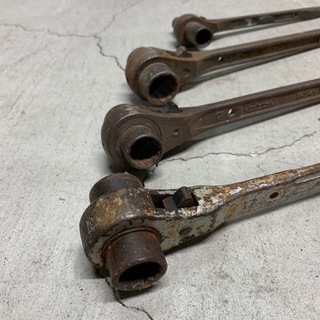 ☀️ スーパーツール　シノ付き　ラチェット　4本セット　工具の画像