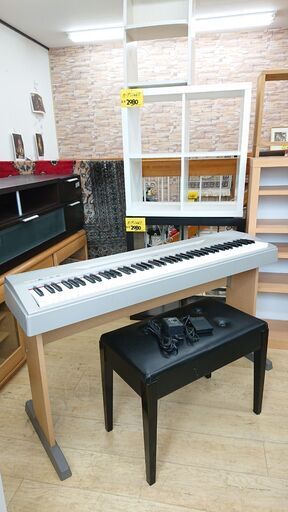 YAMAHA ヤマハ 電子ピアノ デジタルピアノ 88鍵盤 P-60S 椅子付き スタンド付き 鍵盤楽器☆近隣配送無料 買取帝国 朝霞店