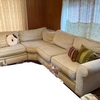 PotteryBarn 大型ソファ USA 幅約320×奥行18...