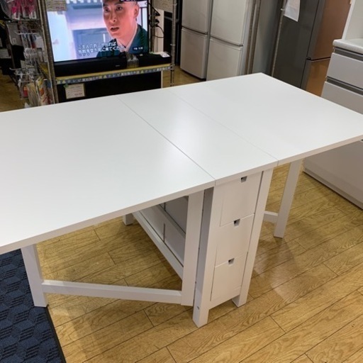 ⭐️超人気⭐️IKEA バタフライ ゲートレッグテーブル 3点セット NORDEN バーチ無垢材 イケア ノールデン