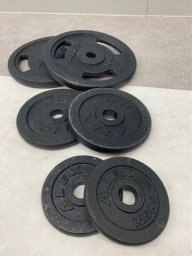 フィットネス器具★プレートとバーのセット