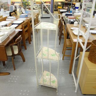 アイアンラック コーナーラック 飾り棚 おしゃれ モノ市場半田店 131の画像