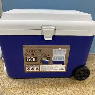 (売約済み)クーラーボックス　50L　キャスター付き　コーナン　...