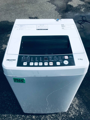 ✨2019年製✨1765番 Hisense✨全自動電気洗濯機✨HW-T55C‼️