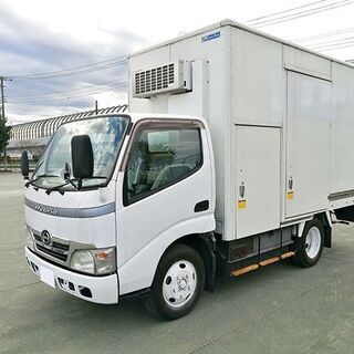 価格改定【日野デュトロ★冷凍冷蔵車】ハイブリッド★2t★車検残有...