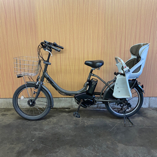 子供乗せ 電動自転車 BRIDGESTONE ビッケ 20インチ 二人乗り