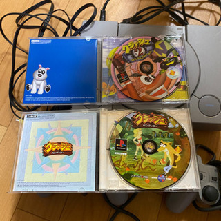 貴重！PlayStation クラッシュバンディクーソフト2本付き！の画像