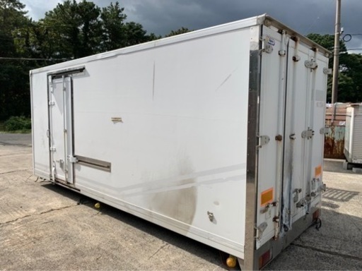 No.543 保冷バン 3ｔ 車  アルミ 箱 バイク 倉庫 トラック コンテナ 米 保管庫 物置 DIY