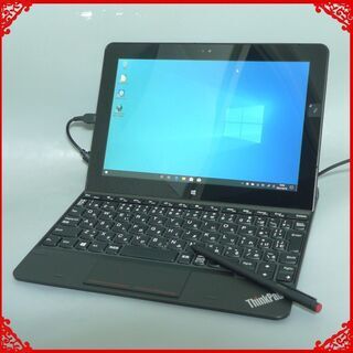 中古美品 タブレット 超高速SSD 10.1型ワイド Lenovo レノボ ThinkPad 10 Atom 4GB 無線 WiFi Bluetooth カメラ Windows10 Office