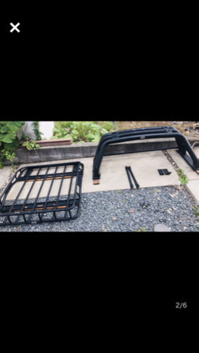 ハイラックス　トレイル　ロールバー　& カーゴキャリア　特殊塗装　gun125
