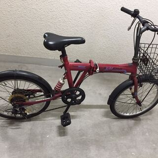 折りたたみ自転車の画像