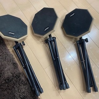 練習用ドラムパッド3個　差し上げますの画像