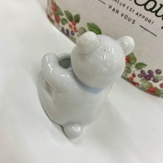くまちゃん小物入れ(置物)の画像