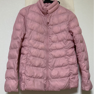 UNIQLO  ユニクロ　中綿ジャケット　薄ピンク　サイズ150