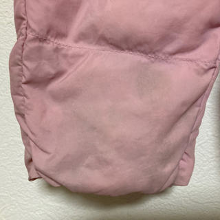 UNIQLO  ユニクロ　中綿ジャケット　薄ピンク　サイズ150の画像