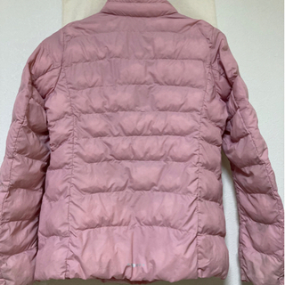UNIQLO  ユニクロ　中綿ジャケット　薄ピンク　サイズ150の画像