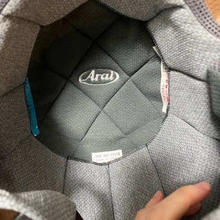 場所の相談乗ります！アライ　ヘルメット　クラシック　MOD パイロット　白の画像