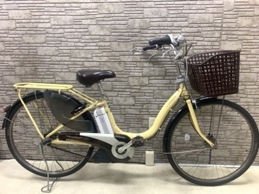 東京23区配達無料　新基準　ヤマハ　ナチュラ　新品バッテリー8.9Ah リチウム 電動自転車☆中古☆BS26