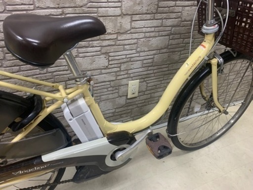 東京23区配達無料　新基準　ヤマハ　ナチュラ　新品バッテリー8.9Ah リチウム 電動自転車☆中古☆BS26