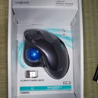 LOGICOOL ワイヤレストラックボール マウス SW-M57...