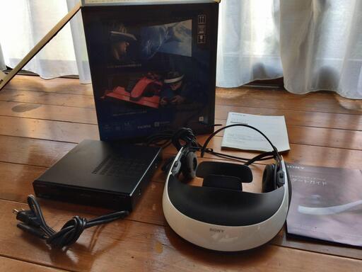 動作良好 SONY ３D ヘッドマウントディスプレイ HMZ-T1 ソニー 箱あり HD有機ELパネル搭載
