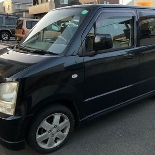 『全込み10万円』☆!!『車検令和4年2月まで有り』☆!!『タイミングチェーンエンジン』☆!!『安心の修復歴無し』☆!!スズキ ワゴンR☆FXリミテッド☆黒☆フルエアロ＆リアスポイラー☆足元広々コラムAT＆ベンチシート☆フル装備☆Wエアバッグ☆14インチアルミ☆便利な電動格納ドアミラーやキーレス付き☆プライバシーガラス☆ドアバイザー☆『リサイクル料も、令和3年度自動車税も、全てコミコミの超特価』☆!!『更に千葉＆成田ナンバー管轄は名変代行無料サービス』☆!!『圧倒的な安さ』☆!!『超激安早い者勝ち』☆!!の画像
