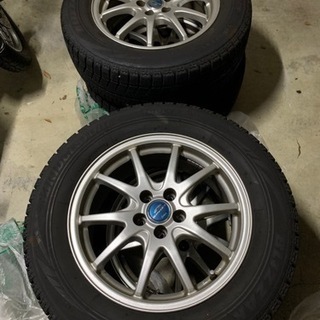 再値下げ！スタッドレスタイヤ、ブリヂストンBlizzak VRX4本、アルミホイール付きの画像