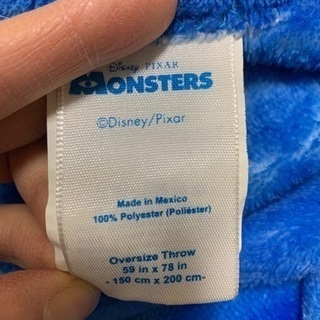モンスターズインク　毛布の画像