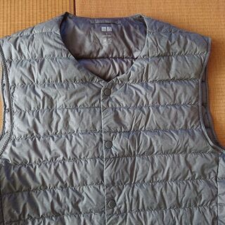 【美品】ユニクロ★ウルトラライトダウン コンパクトベスト／メンズ...