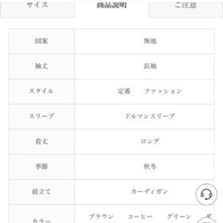 コート風カーディガン　※新品　※訳ありの画像