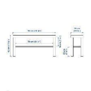 IKEA　白 ラック コーヒーテーブル　テレビ台
