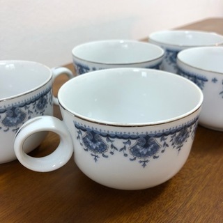 【未使用品】カップ５セット•昭和レトロ　百撰会hyakusenkaiの画像