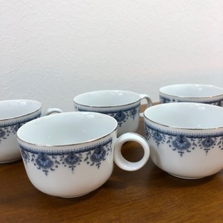 【未使用品】カップ５セット•昭和レトロ　百撰会hyakusenkai