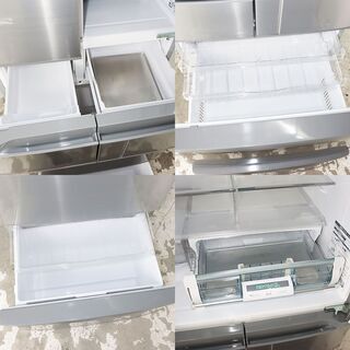中古 冷蔵庫 6ドア 真空チルド 441L ファン式 30日保証 日立 R-SF440CM-SH 観音開き 自動製氷 Di5692 中古 冷蔵庫 6ドア 真空チルド 441L ファン式 30日保証 日立 R-SF440CM-SH