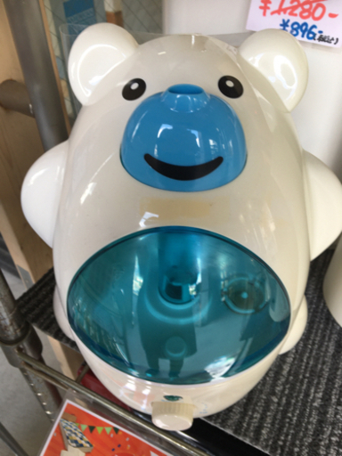 ●販売終了●白くまさんの加湿器　　取説付き　色褪せ有　綺麗！！中古品