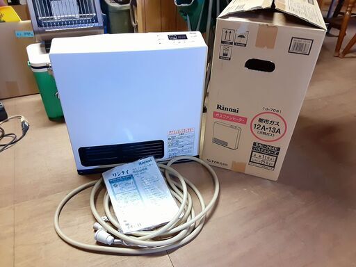 K. リンナイ ガスファンヒーター  都市ガス 取説付き SRC-364E　/DJ-0771-STB