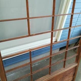 古民家の障子枠　4枚セットの画像
